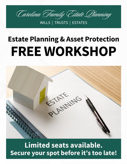Free In-Person Estate Planning Workshop: 3 Secrets To Protect Your Family Without Going Broke Or Being A Burden