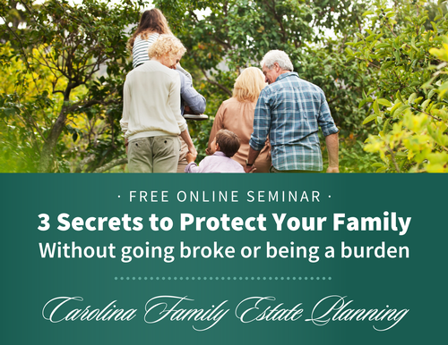 Free Online Seminar: 3 Secrets To Protect Your Family Without Going Broke Or Being A Burden