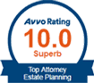 Logo Recognizing Carolina Family Estate Planning's affiliation with AVVO Estate Planning