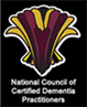 Logo Recognizing Carolina Family Estate Planning's affiliation with National Council of Dementia Practitioners